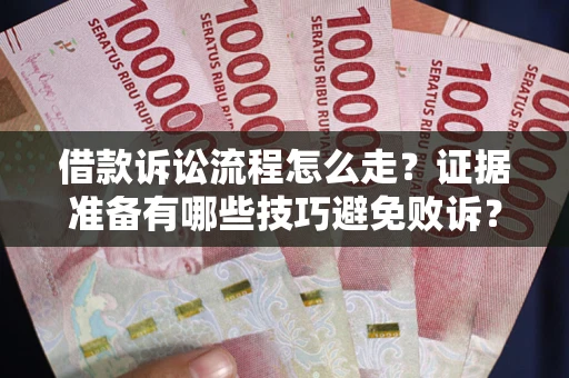 武汉借款诉讼流程怎么走？证据准备有哪些技巧避免败诉？