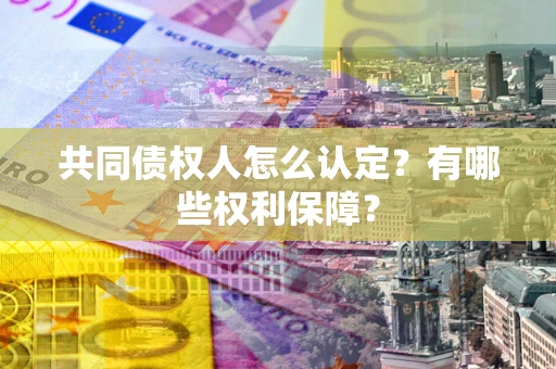 武汉共同债权人怎么认定？有哪些权利保障？