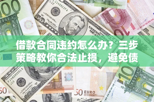 武汉借款合同违约怎么办？三步策略教你合法止损，避免债务危机升级