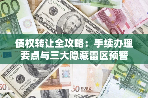 武汉债权转让全攻略：手续办理要点与三大隐藏雷区预警