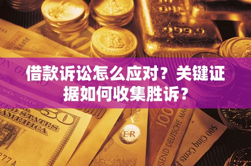 武汉借款诉讼怎么应对？关键证据如何收集胜诉？