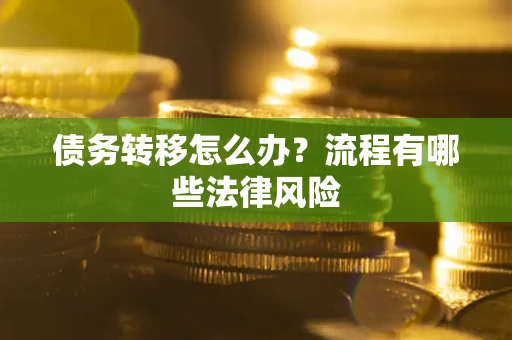 武汉债务转移怎么办？流程有哪些法律风险
